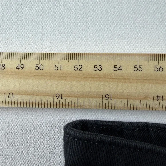 AG Saige Wide Leg Crop High-Rise Fit Size 30 Color Black - Picture 14 of 16